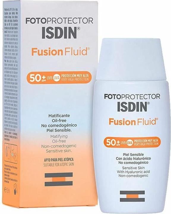 Image du produit Isdin Fotoprotector Fusion Fluide Spf50 50ml (Crème solaire visage, SPF 50, 50 ml)
