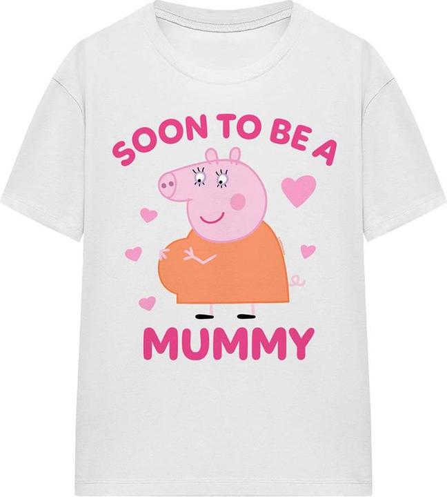 Actual product image Peppa Pig Unisex Adult Soon To Be Mummy Pig T-Shirt (M)