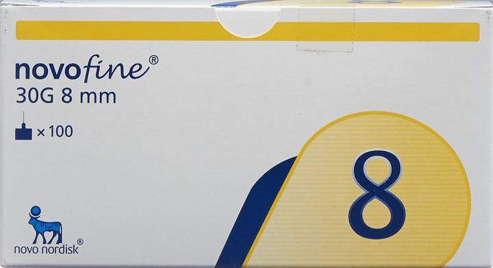 Image du produit Novofine Aiguilles à injection 8mm 30G (100 pcs) (Aiguilles de stylo + aiguilles jetables)
