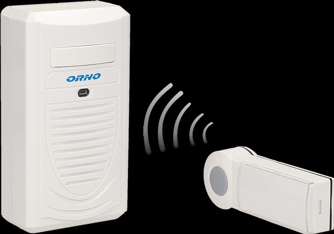 Image du produit MGA ORNO DISCO 230V sonnette sans fil extérieur étanche avec une portée de 80m (Funk)