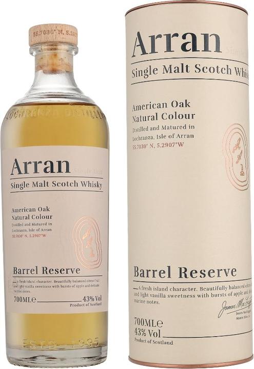 Actual product image Arran Distillery Barrel reserve (Single Malt, 1 x 70 cl)
