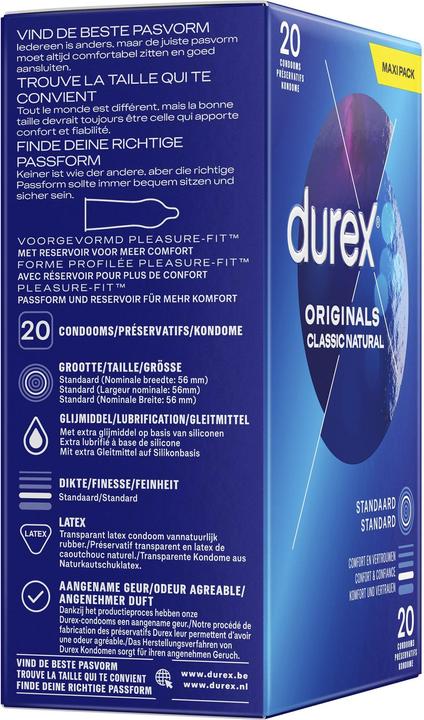 Immagine prodotto Durex Classico naturale (20 pz.)