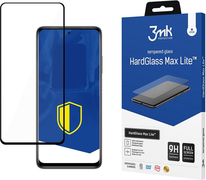 Actual product image 3MK Hardglass Max Lite screen protector (1 Piece, Mi 10T Pro)