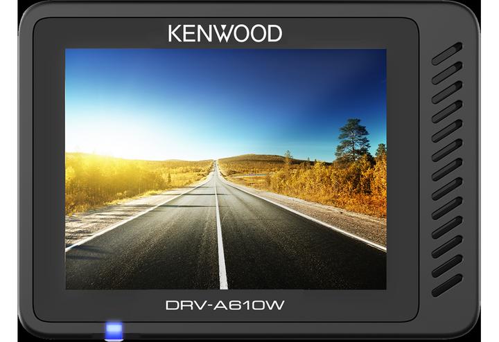 Actual product image Kenwood DRV-A610W 4K UHD DashCam 12/24V/App/ 64GB microSD (Built-in display, GPS receiver, Built-in microphone)