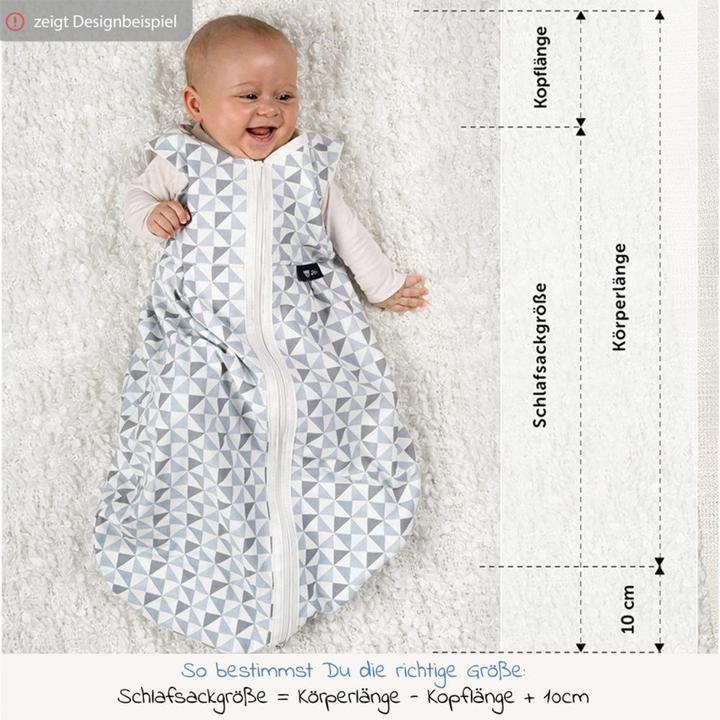 Produktbild Alvi Schlafsäcke 2-tlg. Schlafsack Baby-Mäxchen - Dots - Grey