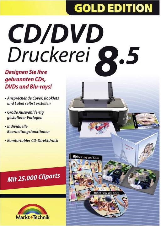 Actual product image CD/DVD Printer 8.5 Gold Edition (1 User, unlimited)
