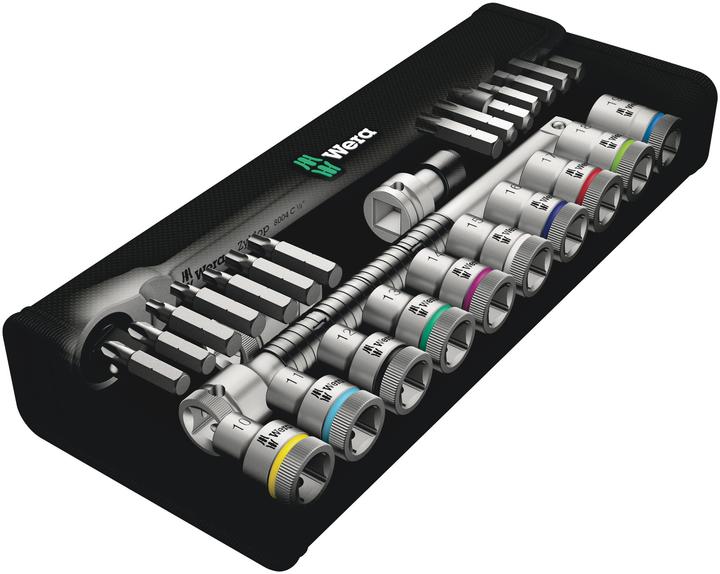 Produktbild Wera 8100 SC 8 Zyklop Metal-Knarrensatz (11 mm, 17 mm, 19 mm, 12 mm, 15 mm, 14 mm, 16 mm, 13 mm, 18 mm, 10  mm)