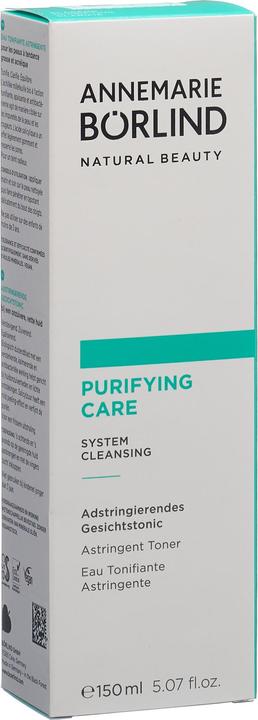 Actual product image Annemarie Börlind Purifying Care Face Tonic (Tonic water, 150 ml)