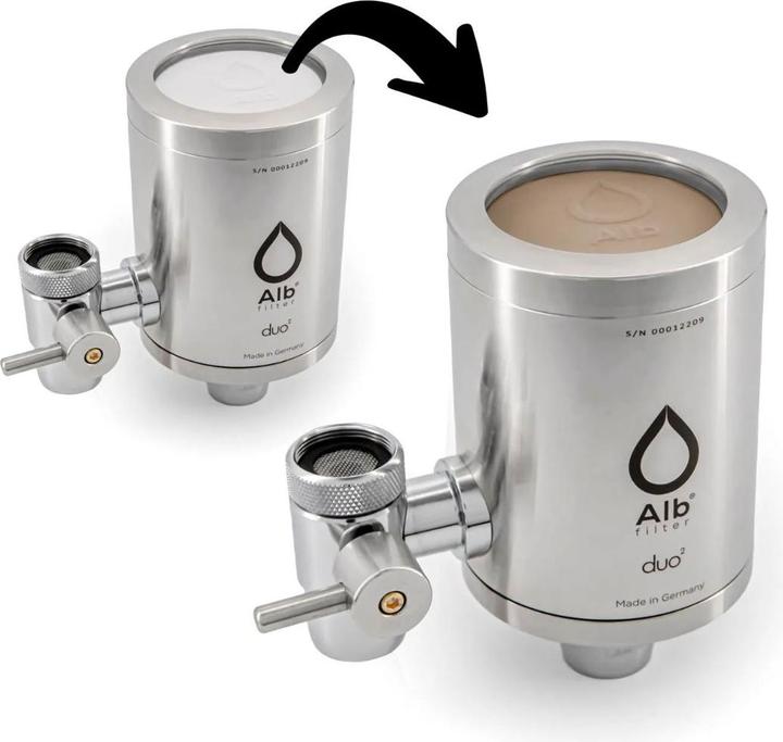 Actual product image Alb filter Visio Inspektionsdeckel für DUO Gehäuse Edelstahl Natur