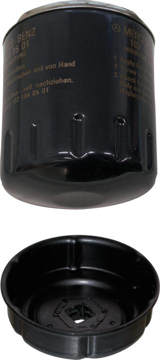 Actual product image HAZET Oil filter wrench 2169-76 ∙ Square, hollow 12.5 mm (1/2 inch) ∙ Groove profile ∙ 85 mm