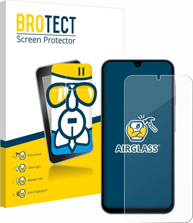 BROTECT Film de vitre blindée AirGlass (1 pièce(s), Samsung Galaxy A15)