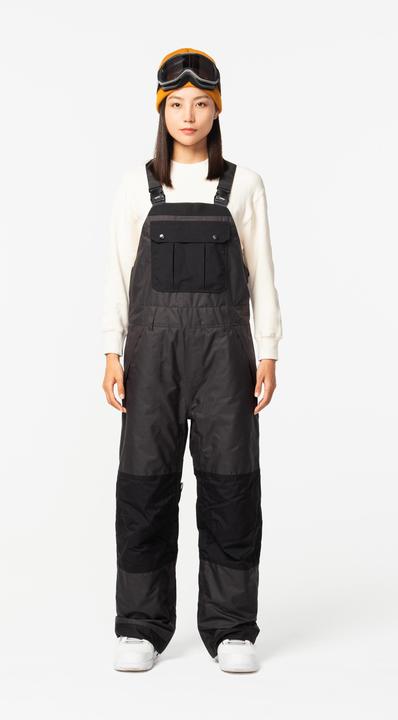 Produktbild Dreamscape Snowboardhose Latzhose Erwachsene wasserdicht - 500 schwarz (XL)