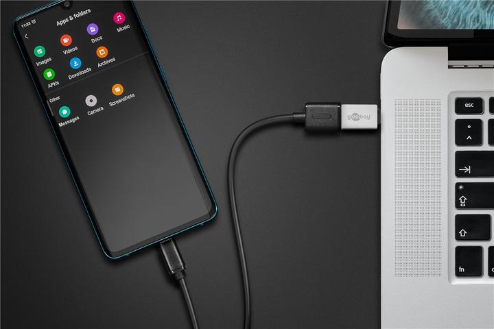 Produktbild Goobay USB-C auf USB-A Adapter (USB Typ-C, 3.20 cm)