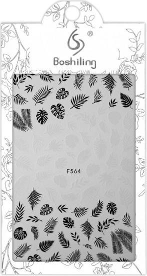 Nagellack24 Nail Art Sticker Selbstklebend (Weiss, Schwarz)