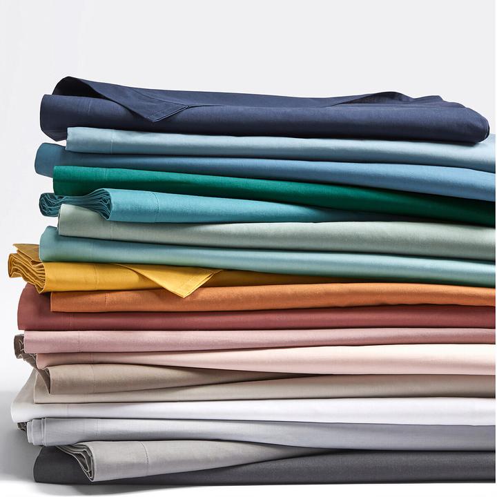 Actual product image La Redoute Interieurs Scenario fitted sheet made of cotton percale (180 x 200 cm)