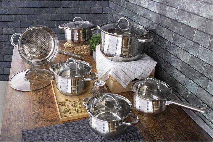 Actual product image Blaumann Gourmet (24 cm, Pan set + pot set, Stainless steel)