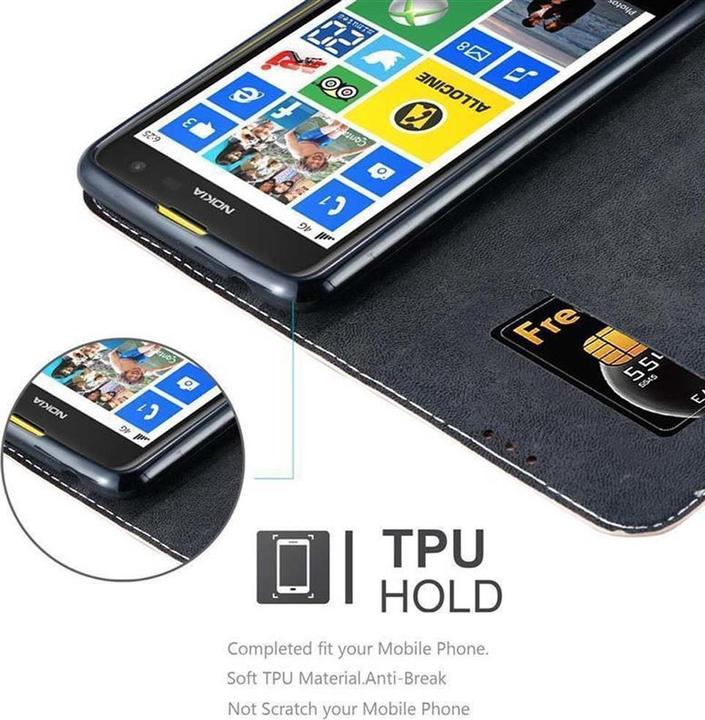 Actual product image Cadorabo Book X Wallet Cover (Nokia Lumia 625)