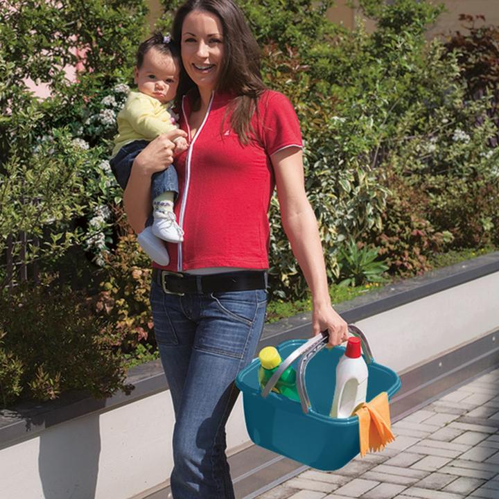 Productafbeelding Kerbl Vierkante plastic mand met handvatten (1 Pcs.)