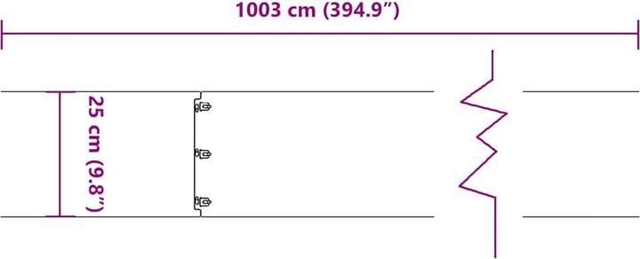 Immagine prodotto VidaXL Bordatura per prato 10 pz. Verde oliva 25x103 cm Bordatura da giardino in acciaio laminato a freddo (103 cm)