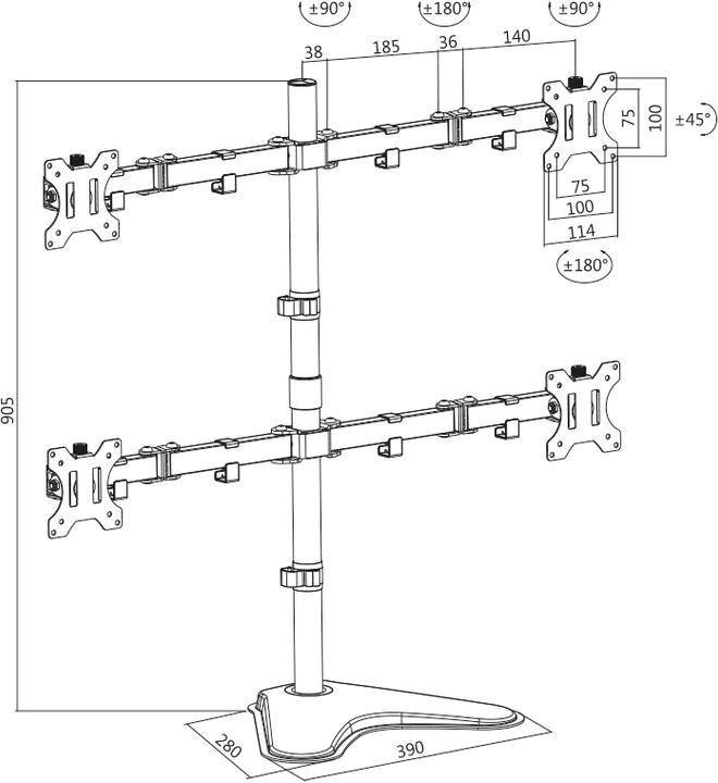 Image du produit LogiLink BP0046 (Tables, 32")