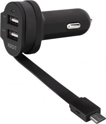 Actual product image Xqisit Dual USB Car Charger 6A