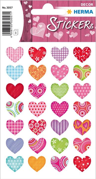 Actual product image HERMA Sticker hearts