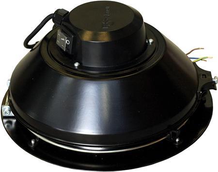 Systemair Ventilatore da tetto TFSR 160 con tubo di aspirazione ø160mm e uscita orizzontale, volume d'aria