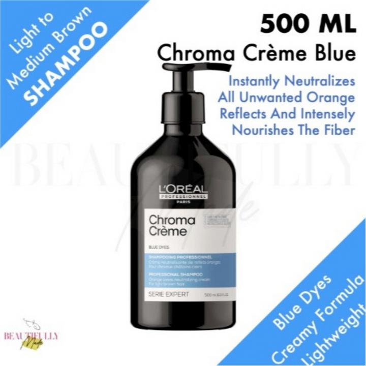 Produktbild L'Oréal Professionnel Série Expert Chroma Crème - Blue (300 ml, Flüssiges Shampoo)
