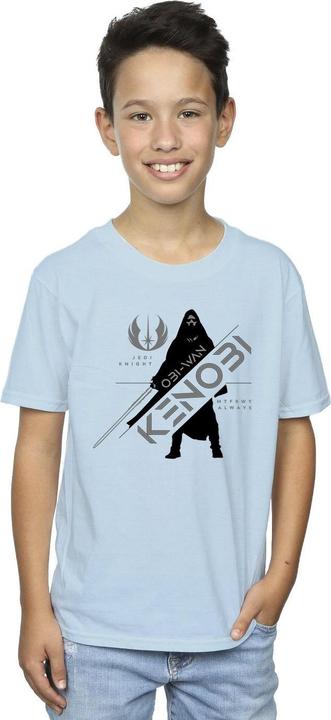 Actual product image Star Wars Boys Obi-Wan Kenobi Jedi Knight T-Shirt (152, 158)