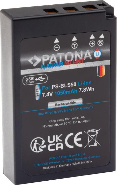 Patona Platinum USB-C Olympus PS-BLS-50
