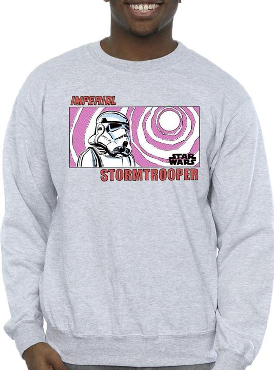 Actual product image Star Wars Mens Imperial Stormtrooper Sweatshirt (S)