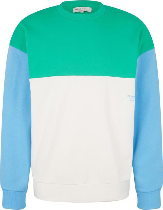 Produktbild Tom Tailor Sweatshirt Pullover ohne Kapuze mit Color-Block (L)