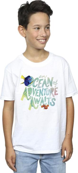 Actual product image Disney Boys Ocean Adventure Cotton T-Shirt (140, 146)
