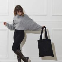 Entre Temps imitation fur tote bag