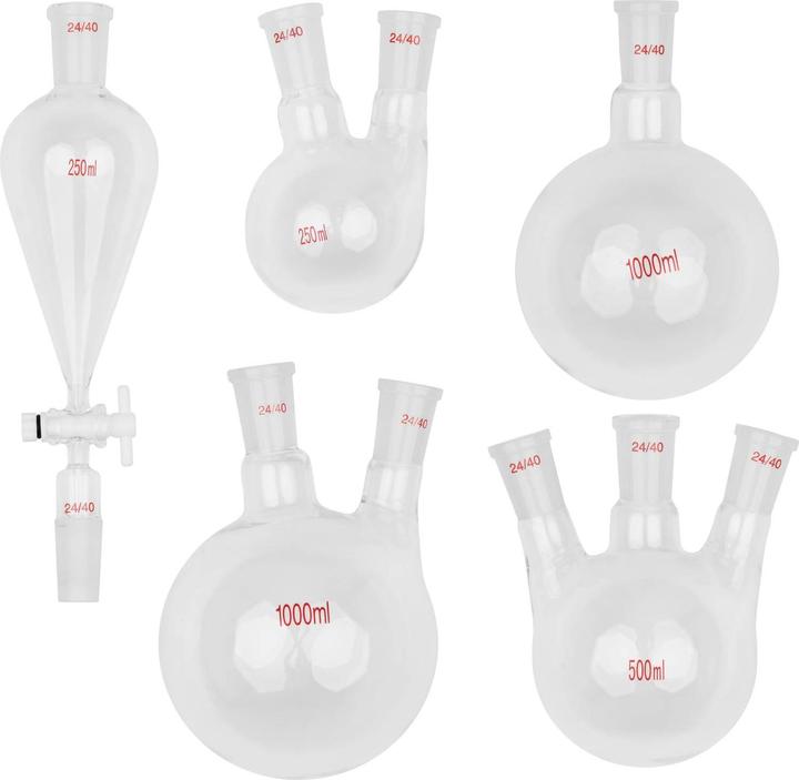 Actual product image Steinberg Laboratory Glassware - distillation - 32-piece set - standard joint: 24/40