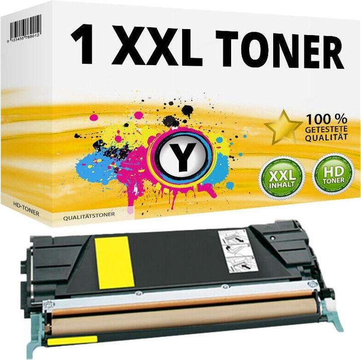 Image du produit Druckfuxx Toner für LEXMARK C734N C734DN X734DE C736DN C736DTN X738DE X738DTE C7