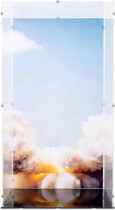 Image du produit iDisplayit Présentoir en acrylique pour LEGO® 10341 NASA Artemis Launch Pad (avec image d'arrière-plan)