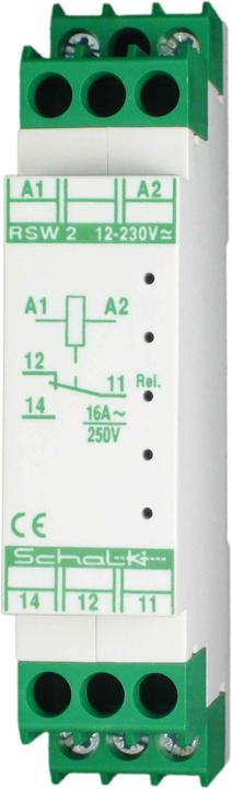Image du produit Schalk SCHAL RSW 2 relais de commutation 12-230V UC 1 inverseur 250V/16A