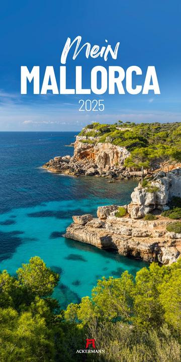 Produktbild Mein Mallorca Kalender 2025 (33 x 66 cm, Harter Einband, Deutsch)
