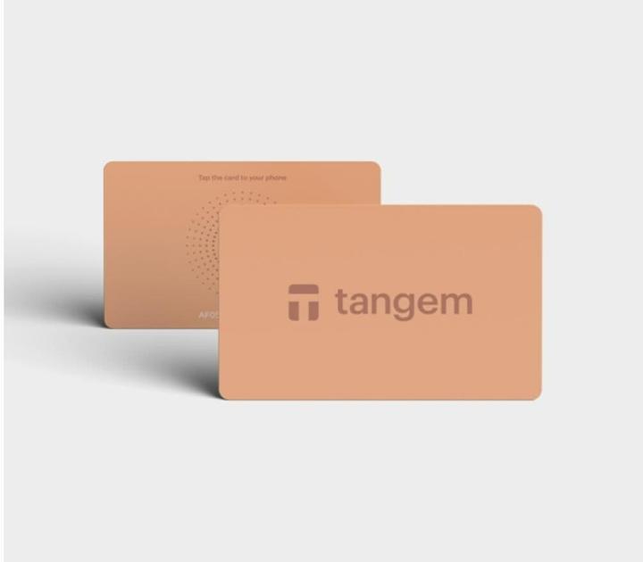 Actual product image Tangem 2.0 - 3 Card Set - Pastel (Bitcoin, Others)