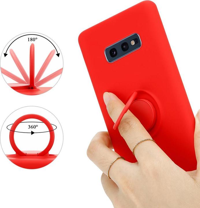 Produktbild Cadorabo TPU Liquid Ring Silicone Case Hülle (Samsung Galaxy S10e)