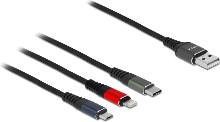 Delock USB-A – USB-C, Lightning, USB Micro B (1 m, USB 2.0)