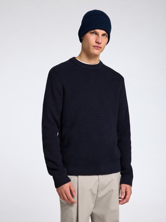 Produktbild Selected Homme Slhtheo Ls Knit Structure Crew Neck (L)