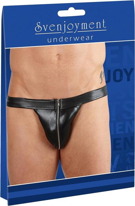 Produktbild Svenjoyment Wetlook Slip mit Zip (L)