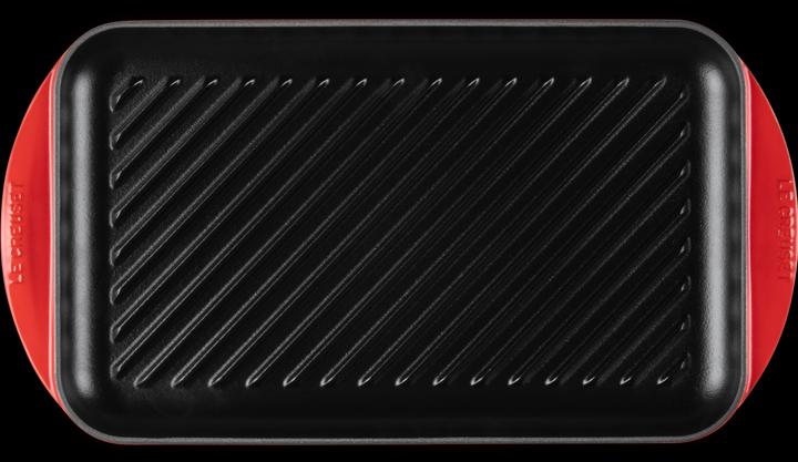 Produktbild Le Creuset 20132400600460 Extragrosse Grillpfanne, Kirschrot (40 cm, Grillpfanne, Gusseisen)