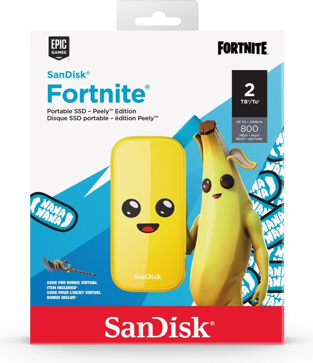 Produktbild SanDisk Portable SSD 2TB Peely Edition (2000 GB)
