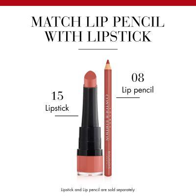 Image du produit Bourjois Rouge Velvet Le rouge à lèvres (15 Pêche Tatin)