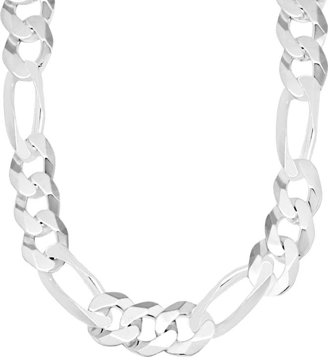 Actual product image Candy Figaro necklace Aigle 17.0 mm, 925 sterling silver (925 Sterling silver, 925 sterling silver, 65 cm)