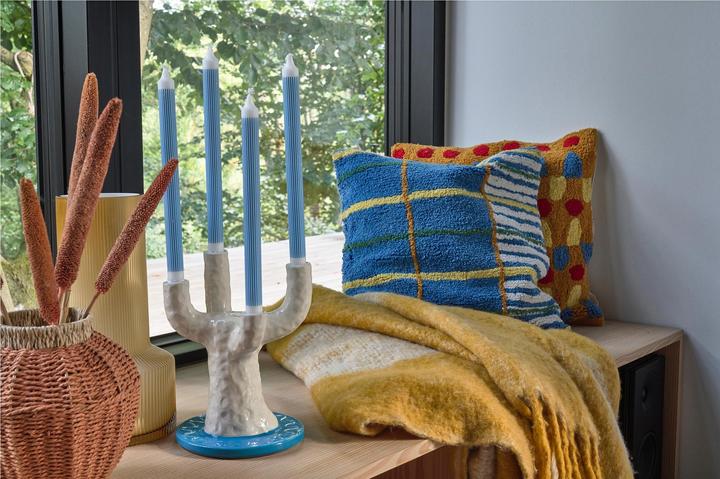Produktbild Villa Collection Stabkerze Styles Blau, 4 Stück (4 Stk.)