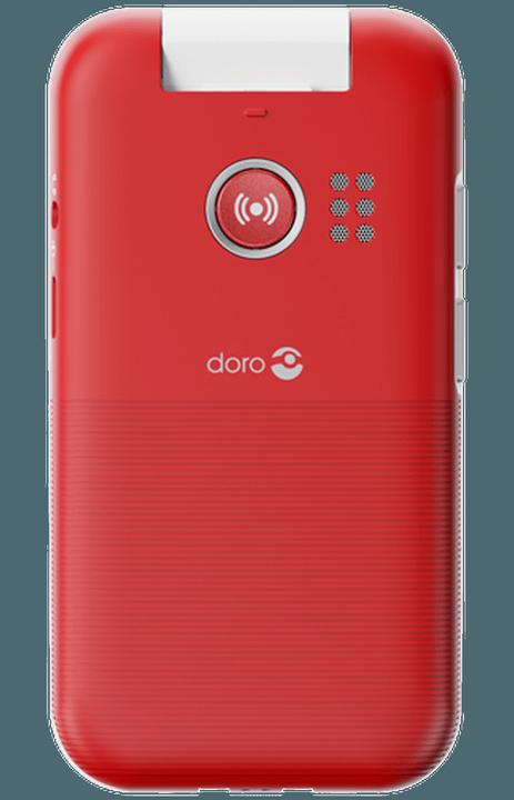 Actual product image Doro Leva L30, Clamshell, Single SIM, 7.11 cm (2.8"), 2 MP, 1150 mAh, Red, White (2.80", 2 Mpx, 4G)